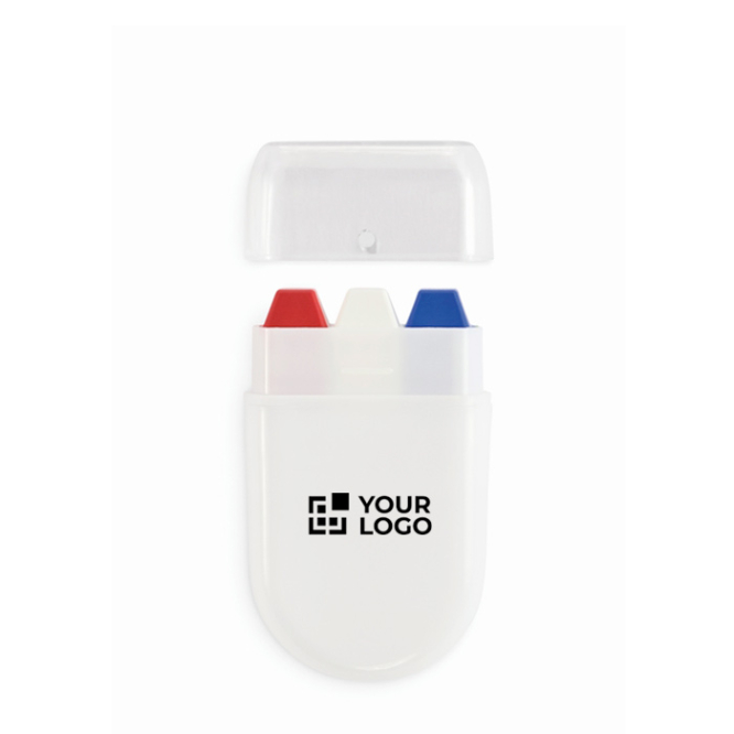 Bodypaintstick met verschillende vlaggen in etui