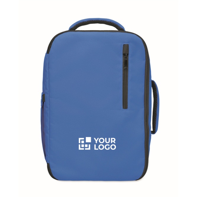 Cabinerugzak van RPET-polyester met trolleyband 15''