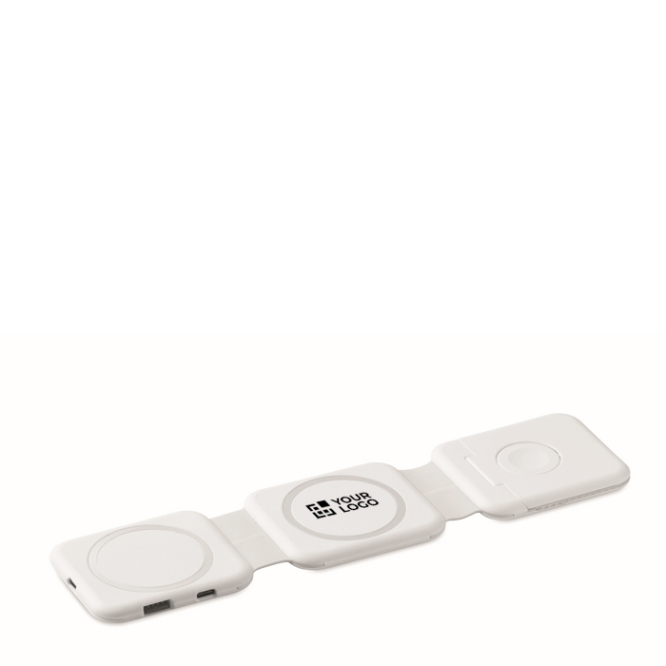 Magnetische laadbasis van ABS met geïntegreerde USB-hubs 15 W