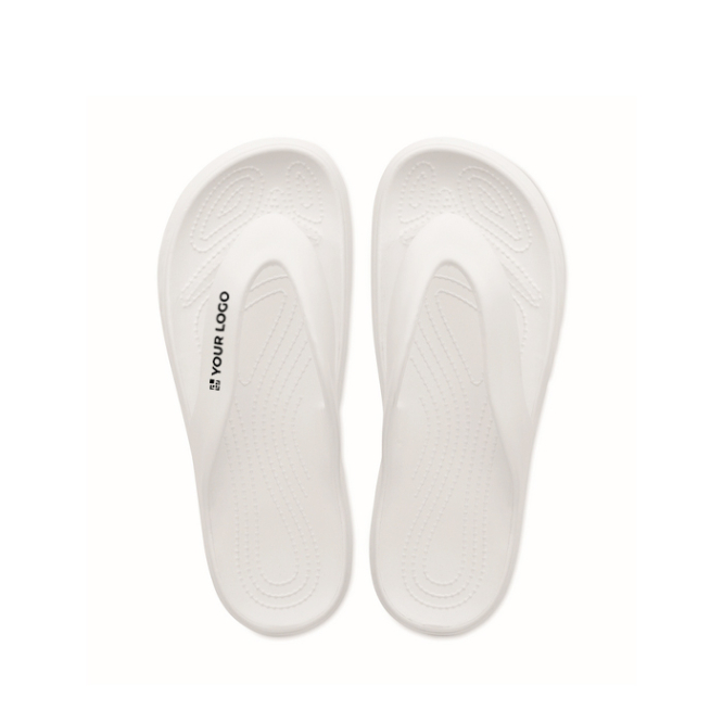 Personaliseerbare plastic strandslippers
