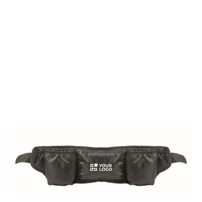 Sportheuptas van RPET-polyester met vakken en mesh