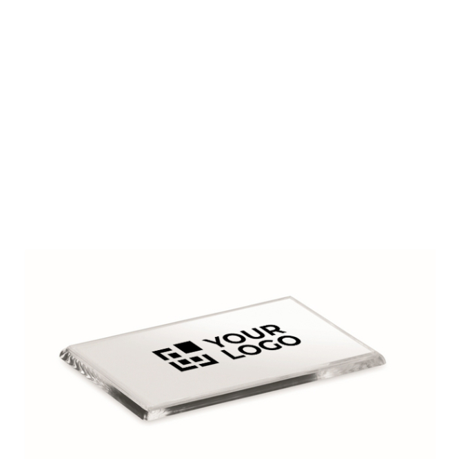 Rechthoekige magnetische acryl fotolijst voor koelkast