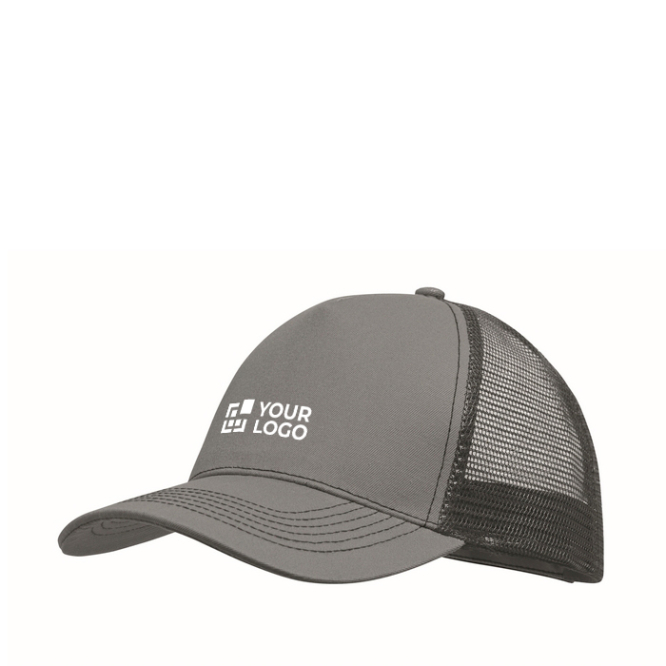 Truckerpet 5-panel katoen en mesh 250 g/m²
