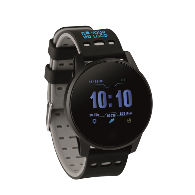 Smartwatch met logo grijs