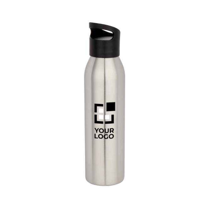 Enkelwandige RVS drinkfles van gerecycled staal 650 ml