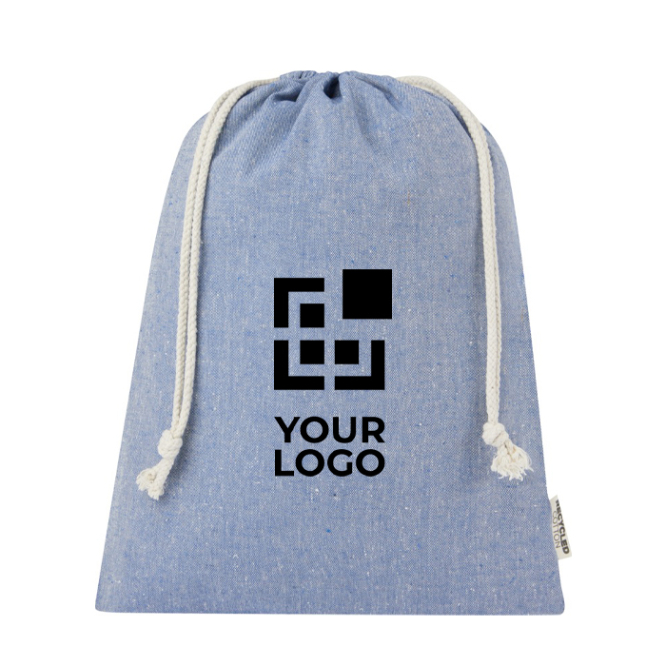 Tasje van GRS-katoen met koordsluiting 150 g/m² 