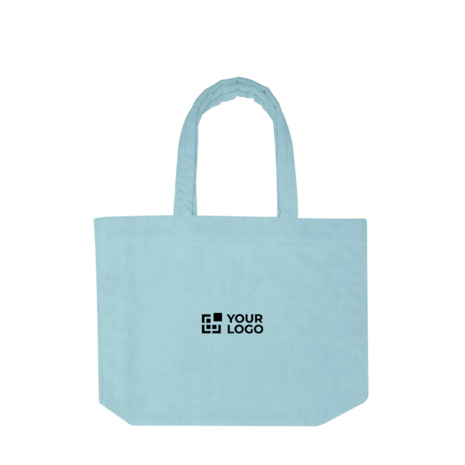 Strandtote met soft-touch afwerking en groot hoofdvak