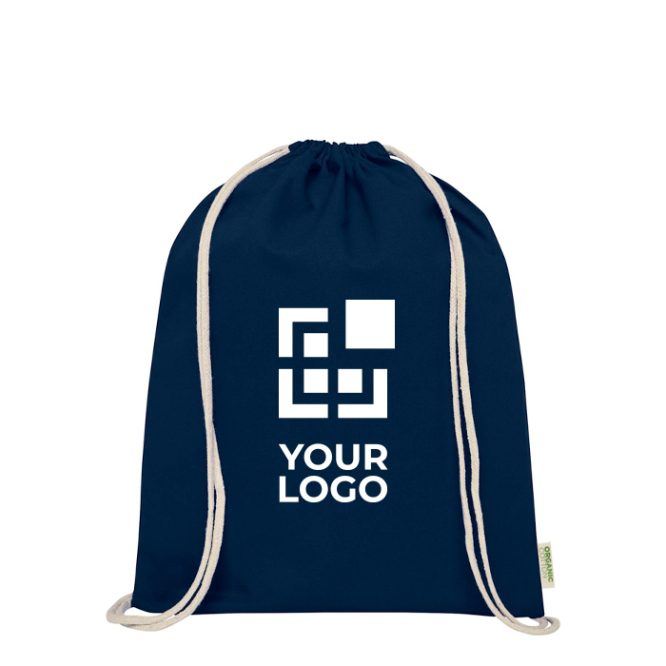 Tas van biologisch katoen met natuurlijke koorden 5L 140 g/m²