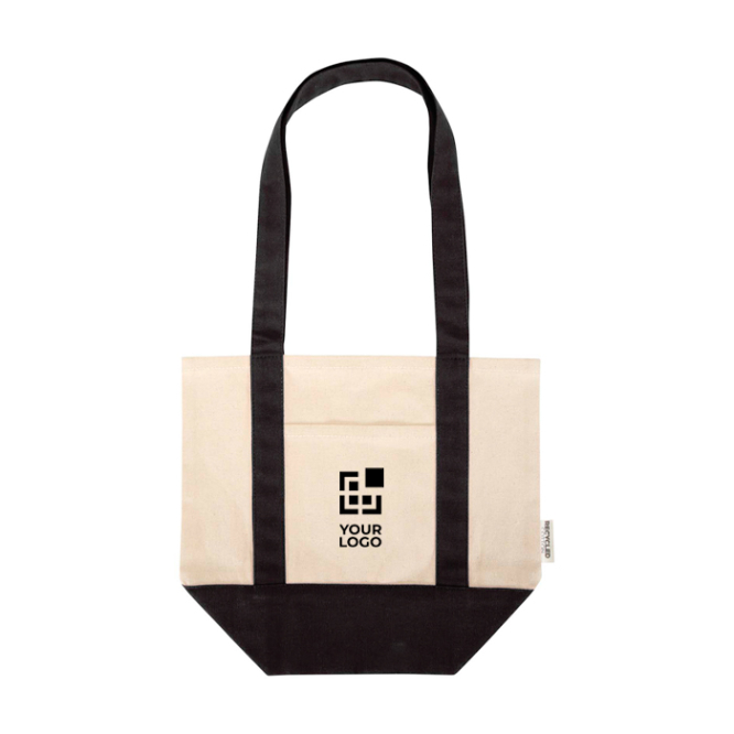 Tote bag van gerecycled katoen met GRS-certificaat 320g/m²