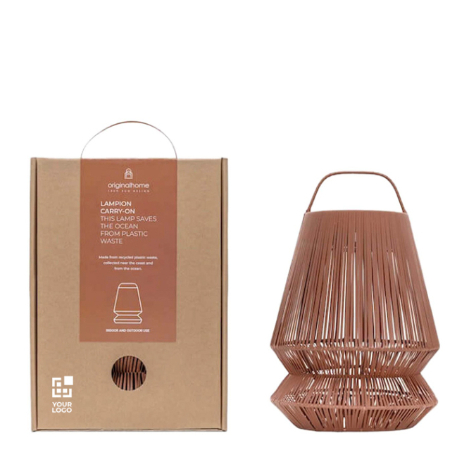 Draagbare lampenkap van gerecycled plastic voor Originalhome-lamp