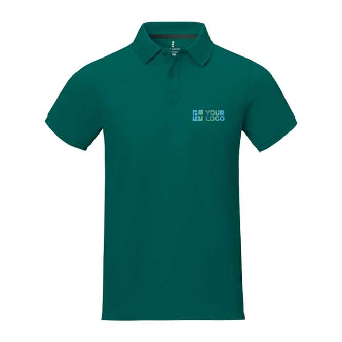 Polo met korte mouwen van katoen in piqué 200 g/m² Elevate Life 