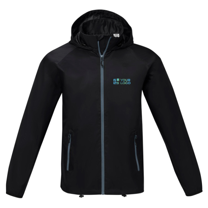 waterafstotende jas 60 g/m2 kleur zwart