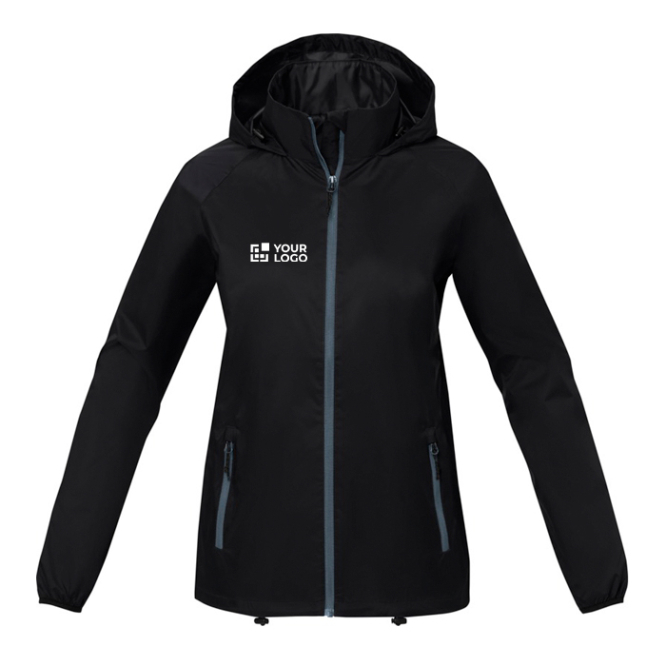 Dames lichtgewicht jacket 60 g/m2 met logo 