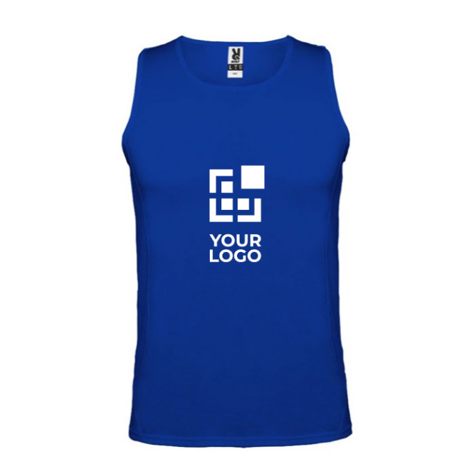 Tanktop voor mannen van polyester 140 g/m2 Roly