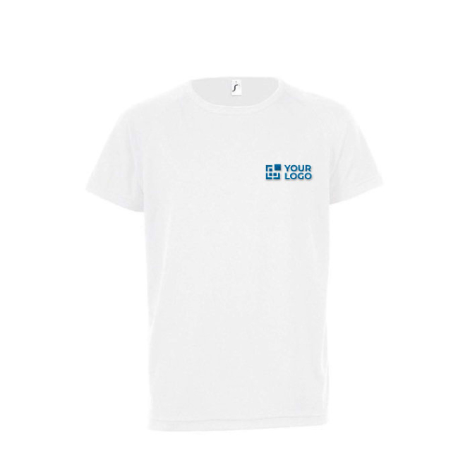 Gepersonaliseerd kindershirt, 140 g/m2 weergave met jouw bedrukking