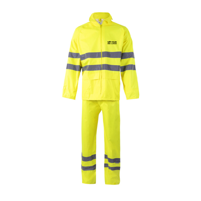 Regenpak met reflecterende details 130 g/m² Velilla 