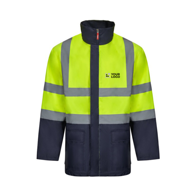 Werkjas 4-in-1, tweekleurig, van polyester 180 g/m² Velilla 