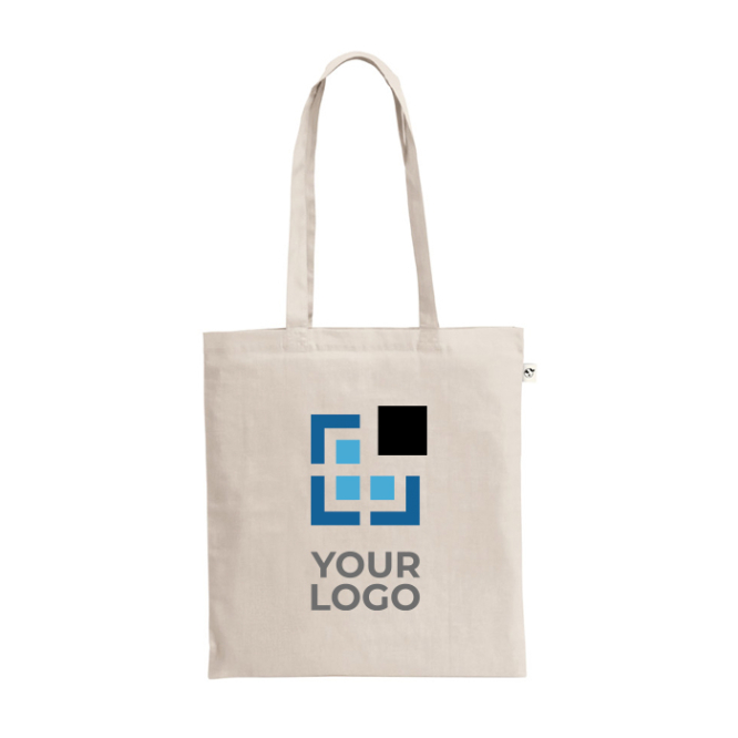 Natuurlijke tas van gerecycled katoen en polyester 150 g/m²