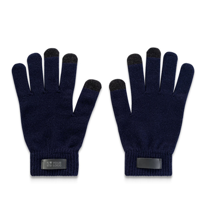 Handschoenen van gerecycled polyester rPET met touchscreen vingers