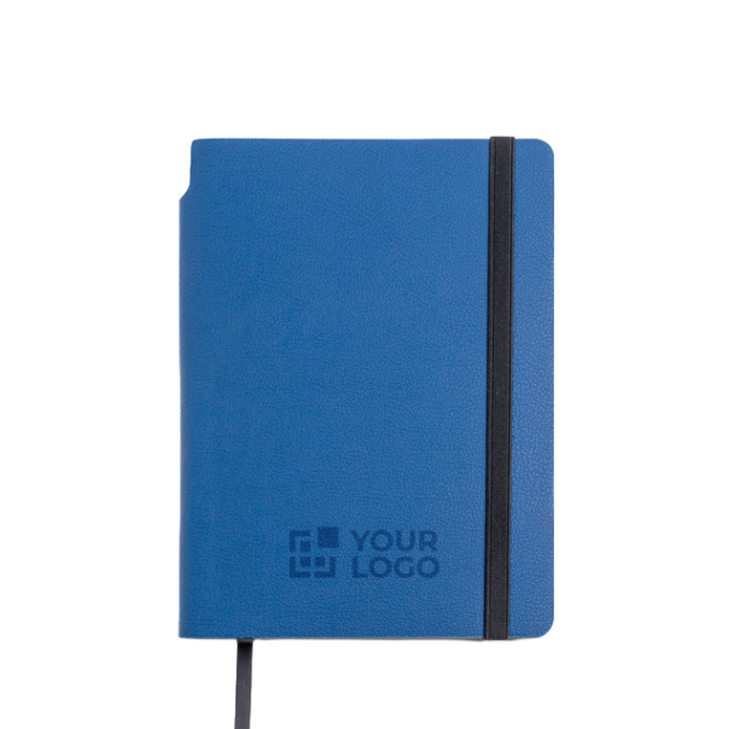 A5-notitieboek van nepleer met flexibele kaft, blanco pagina’s