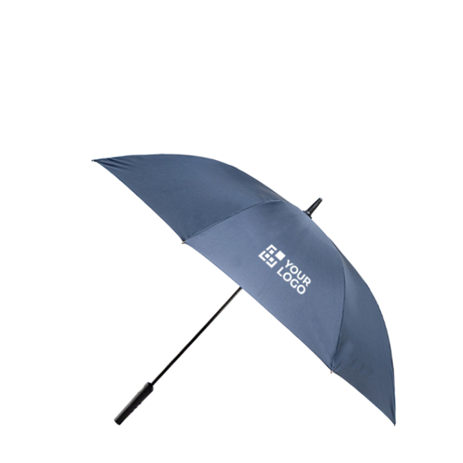 Automatische RPET paraplu met golfhandvat en 8 panelen Ø120