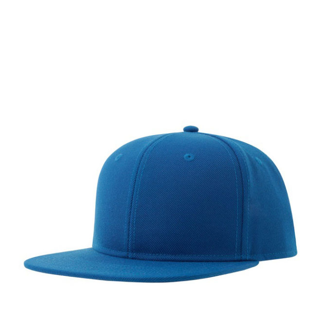 Pet voor kinderen van gerecycled polyester met platte klep 300 g/m²