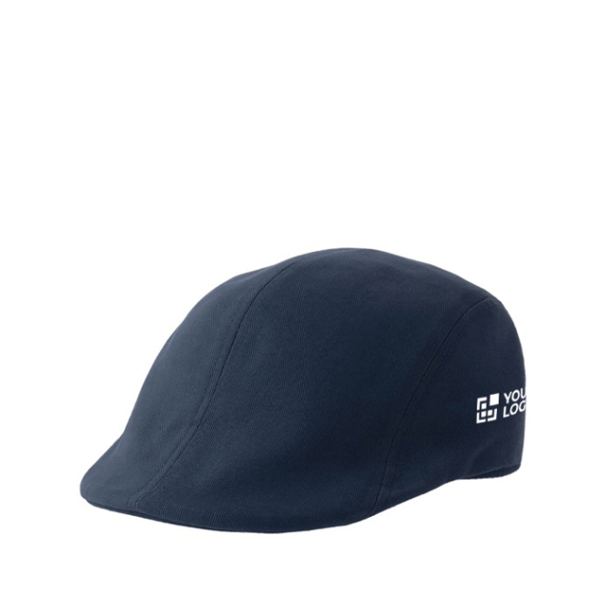 Casual baret van geborsteld katoen met zachte touch 280 g/m²
