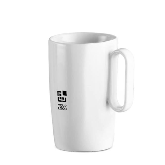 Keramische mok ideaal voor koffie of thee met handvat 330ml