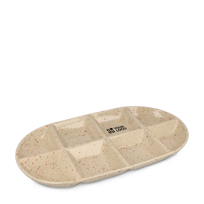 Handgemaakte keramische schaal met spikkeldesign Sagaform