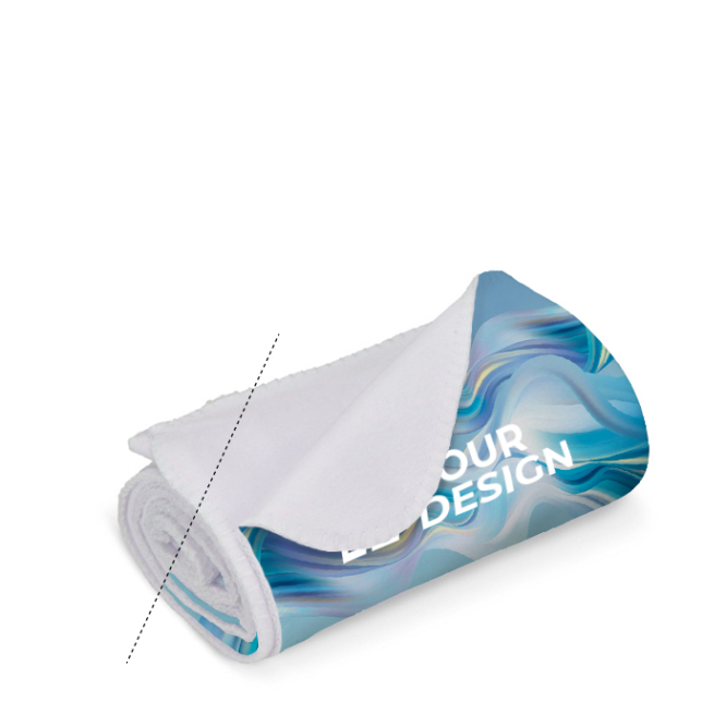 Ultra zachte polar fleece deken voor sublimatie 190 g/m²