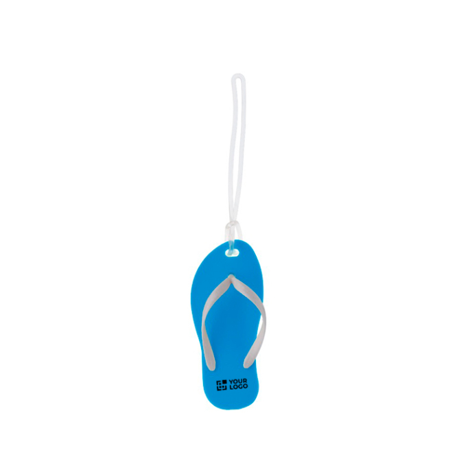 Zomerse sleutelhanger in de vorm van een slipper met EVA body Menorca