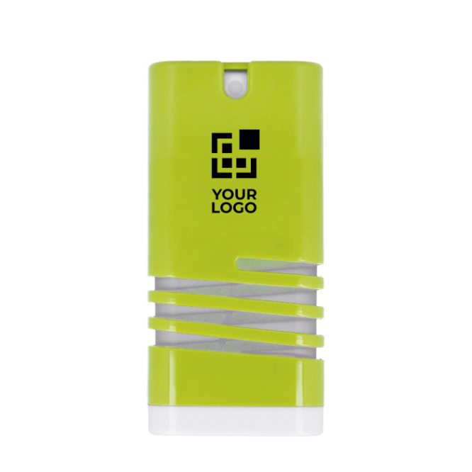 Handreiniger dispenser met kleurdetails 20ml in limoen groen