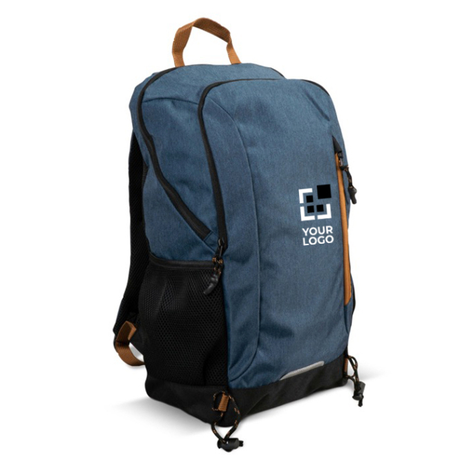 RPET laptoptas met reflecterende details 17'' met jouw bedrukking