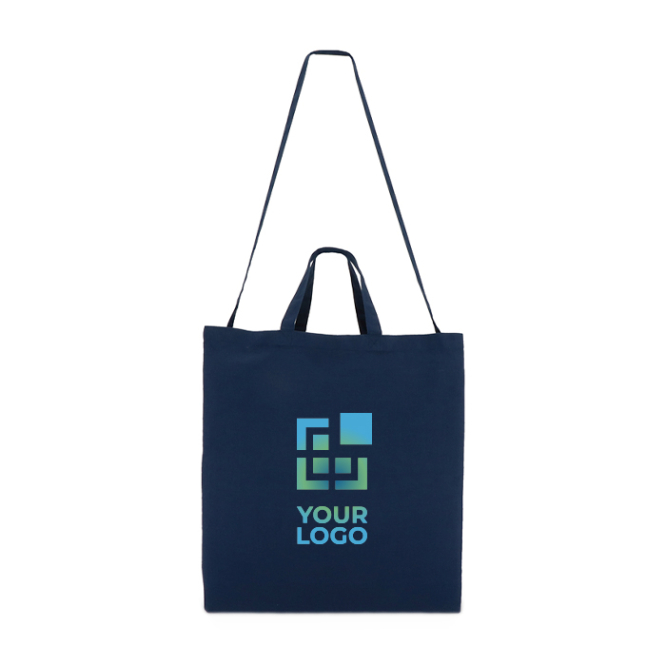 Katoenen tas OEKO-TEX in diverse kleuren met dubbele hengsels 220 g/m²