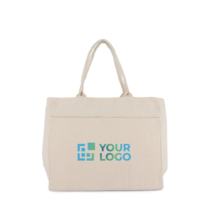 Katoenen tas OEKO-TEX met meerdere vakken 320 g/m²