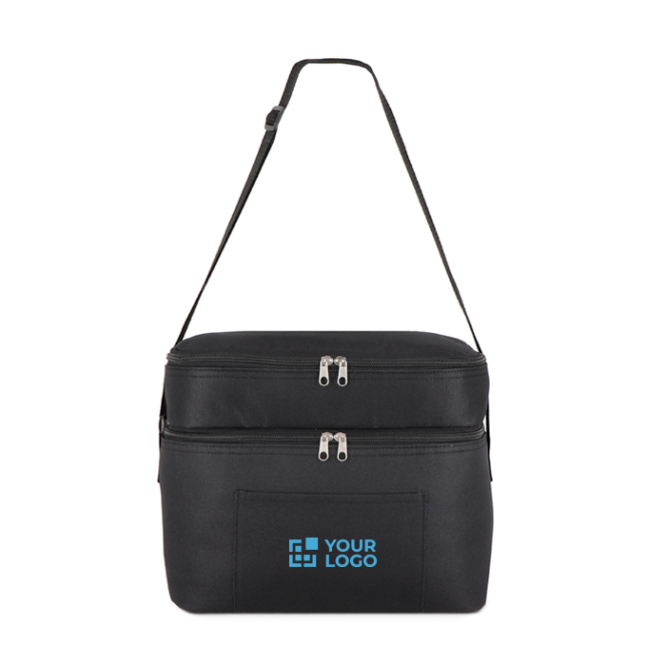 Koeltas met dubbel compartiment en voorvak 12 L