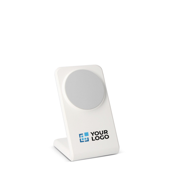 Draadloze MegSafe oplader en telefoonhouder 15W met jouw bedrukking