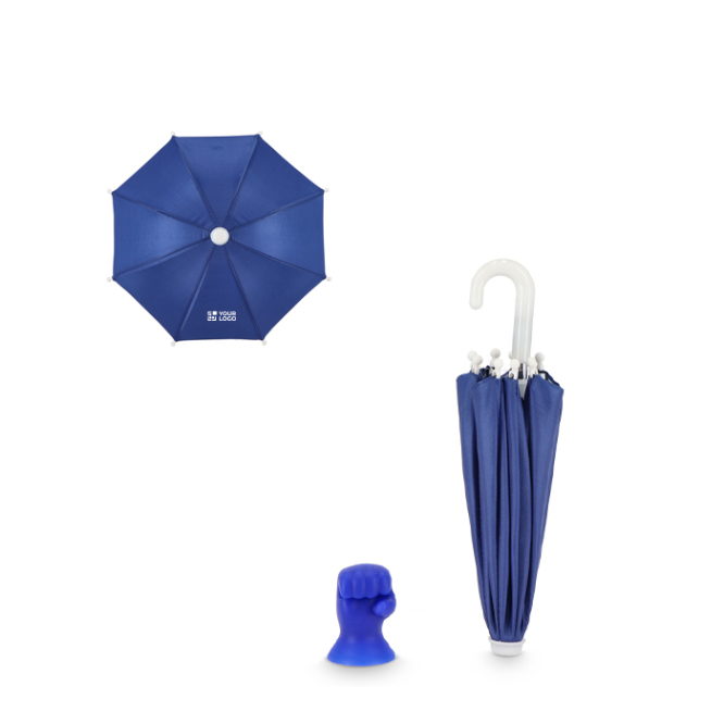 Parapluvormige telefoonhouder met zuignap en hittewerende schaduw