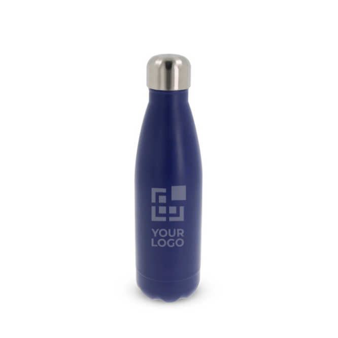 Lekvrije RVS fles in verschillende kleuren 500ml met jouw bedrukking