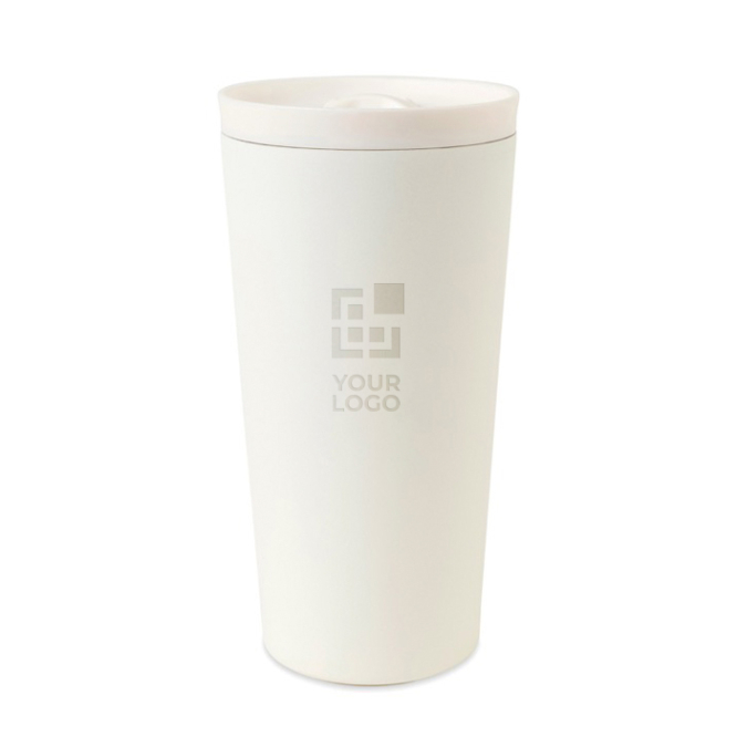 Thermobeker van gerecycled staal met vacuümisolatie 500 ml