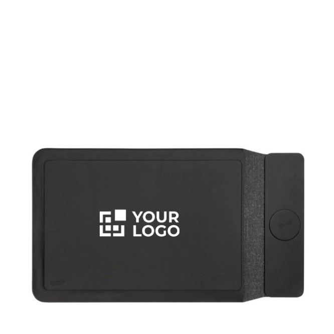 Eco‑laptophoes met ritssluiting en magnetisch opladen 15,6