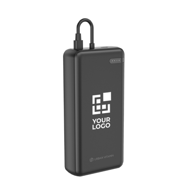 Milieuvriendelijke powerbank voor 2 apparaten met laadindicator 20W