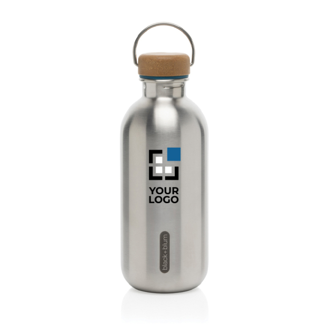 Waterfles van roestvrij staal met lekvrije sluiting Black+Blum 600ml