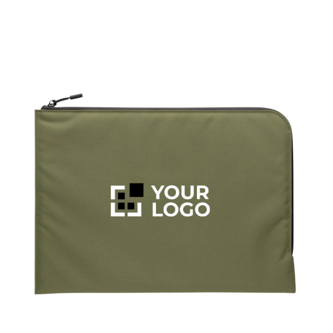 Stijlvolle minimalistische laptophoes weergave met jouw bedrukking
