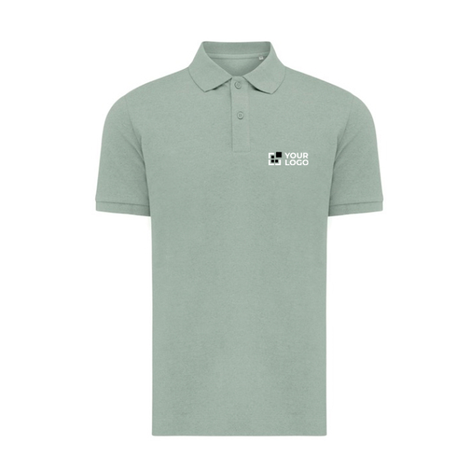 Regular fit piqué polo van eco-katoen 220 g/m2 Iqoniq Yosemite