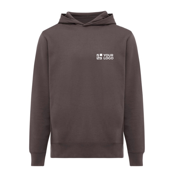 Unisex hoodie van gerecycled katoen met capuchon 280 g/m² Iqoniq 