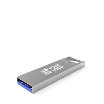 Custom made USB van metaal voor de sleutelbos, gemaakt in Europa