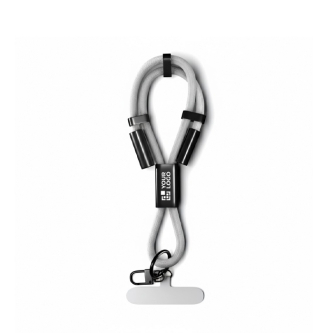 Custom made lanyard voor de mobiel met korte band en Type C oplader