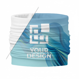 Multifunctionele nekwarmer van gerecycled polyester