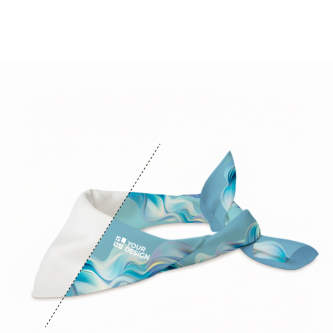 Multifunctionele nekwarmer van polycotton, personaliseerbaar